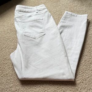D. jeans white jeans size 14